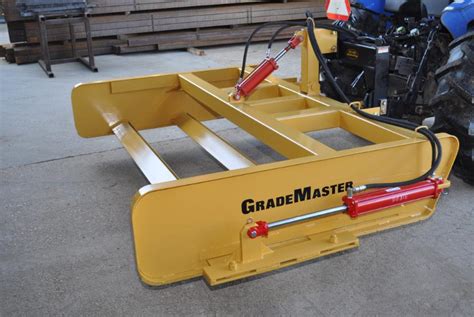 grademaster skid steer|Grader blade or Box scraper .